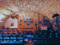 4x3 Audience HILT black light theatre in ART space LIGHT